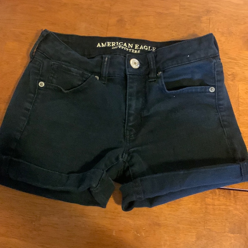 American eagle stretch black short